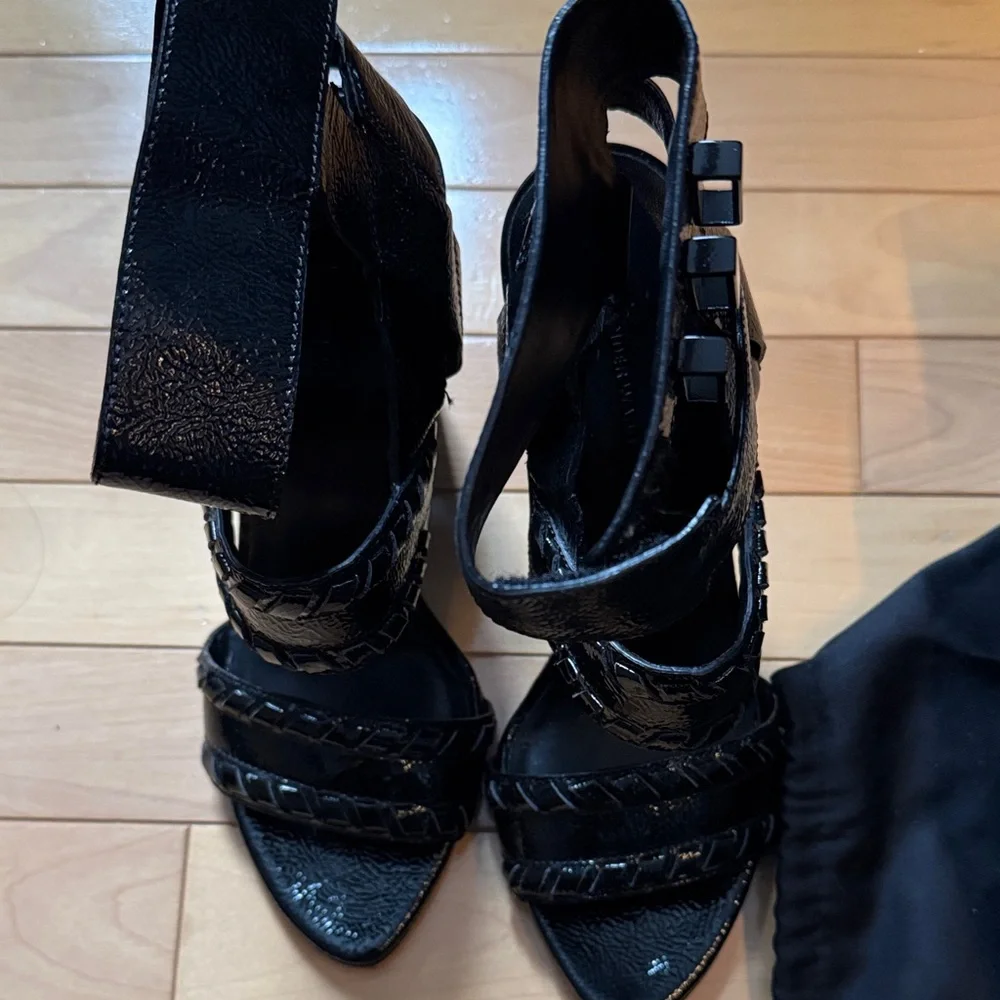 Alexander Wang Black Strappy Sandals